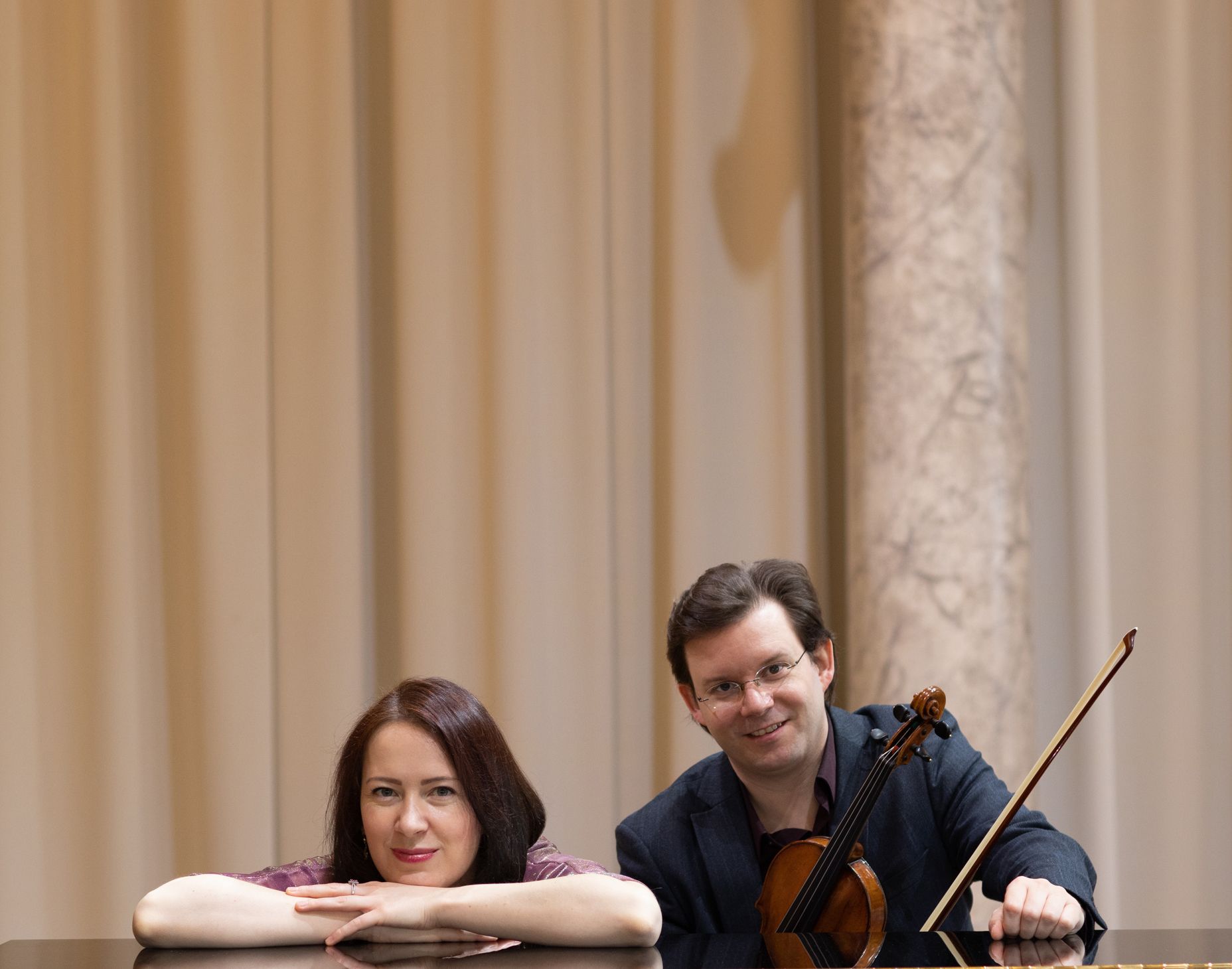 Žiga Brank, violina in Beata Barcza, klavir