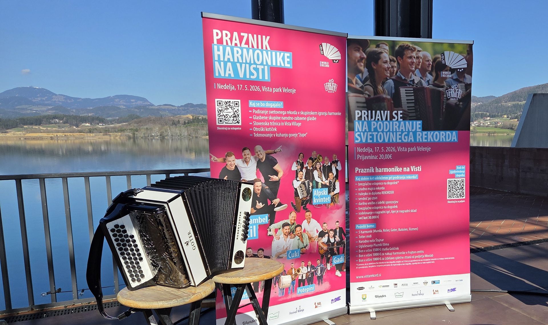 Velenje pripravljeno na harmonikarski spektakel 