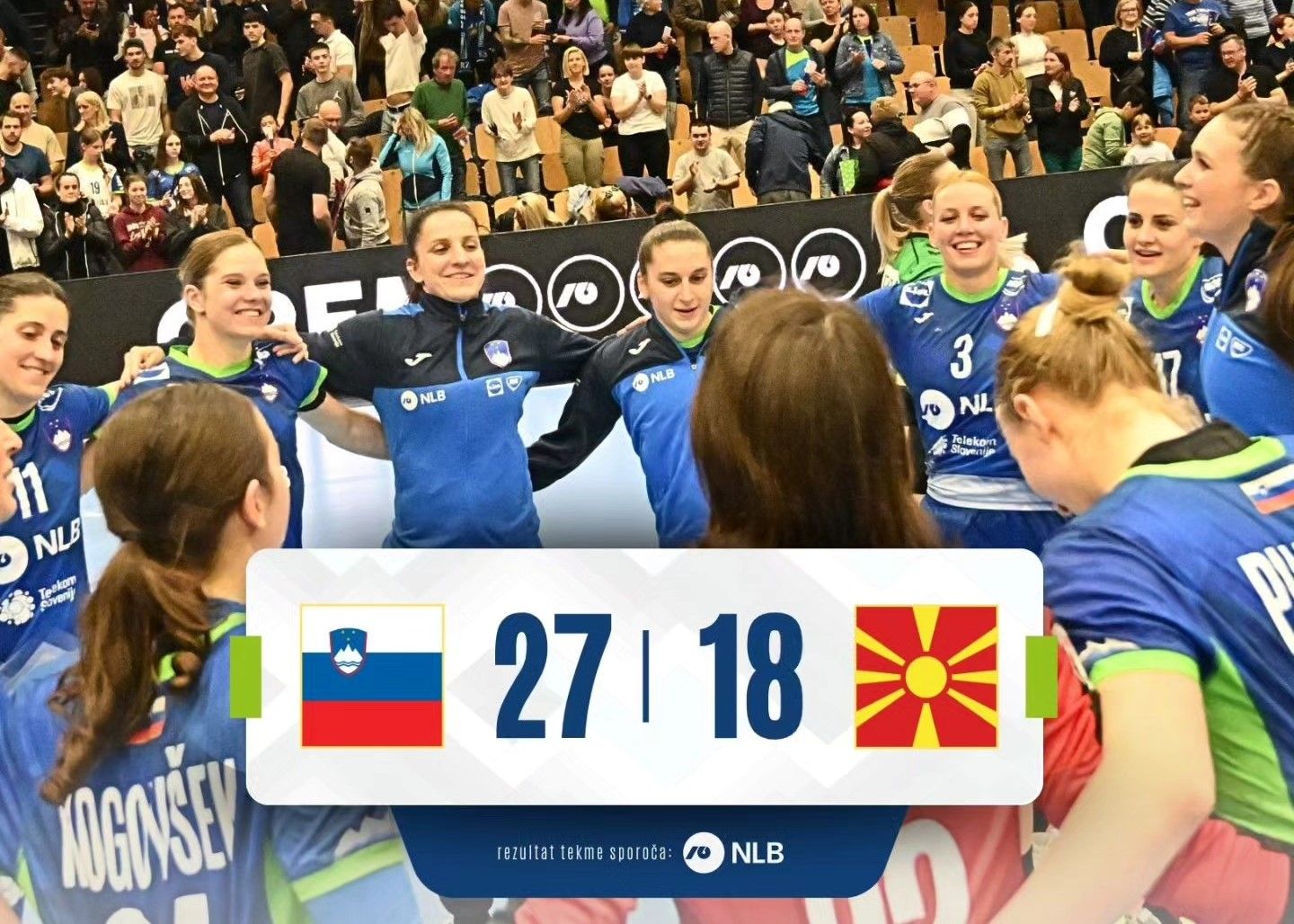 Slovenske rokometašice v Velenju do zanesljive zmage za konec kvalifikacij 