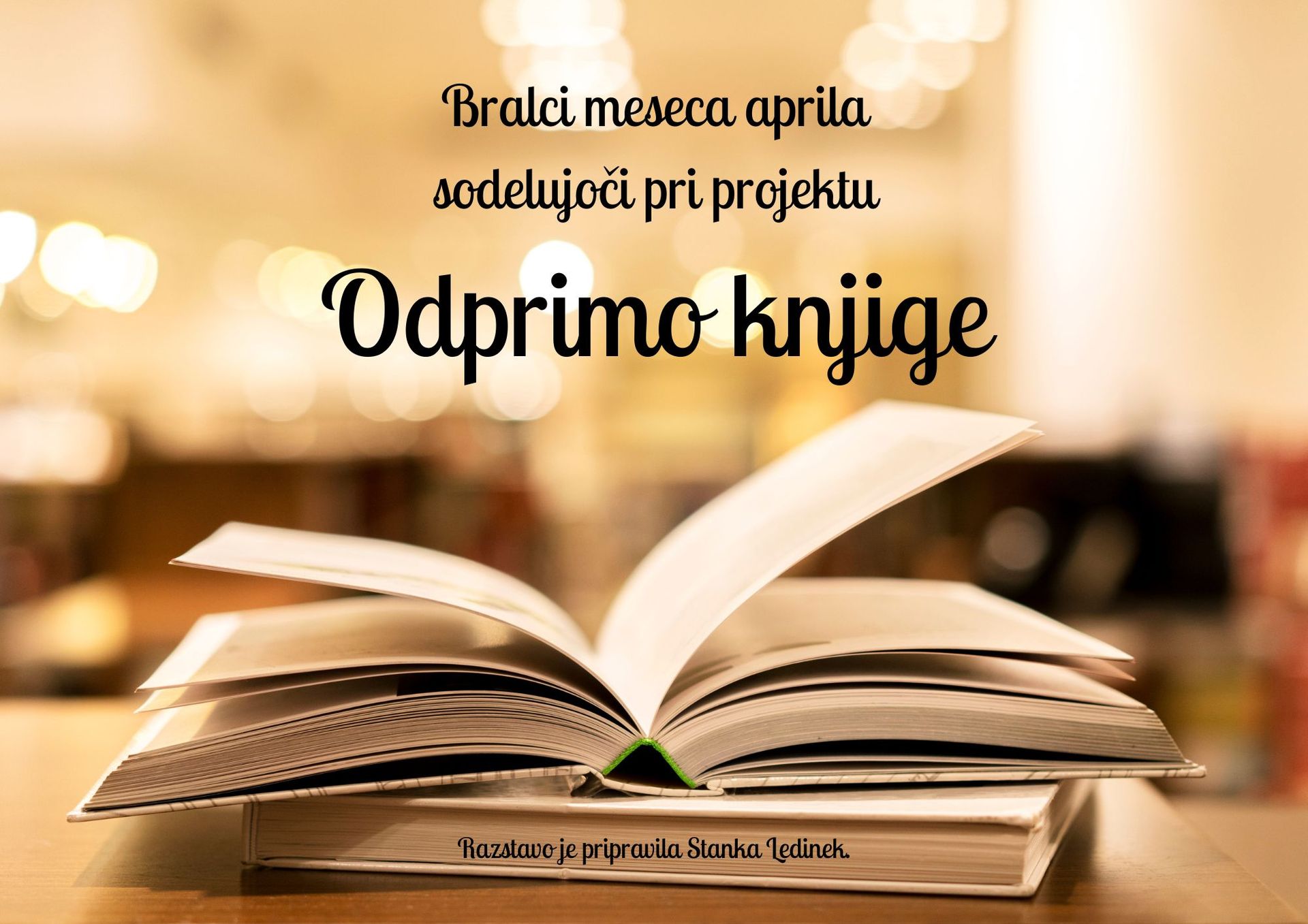 Bralci meseca (sodelujoči pri projektu Odprimo knjige)