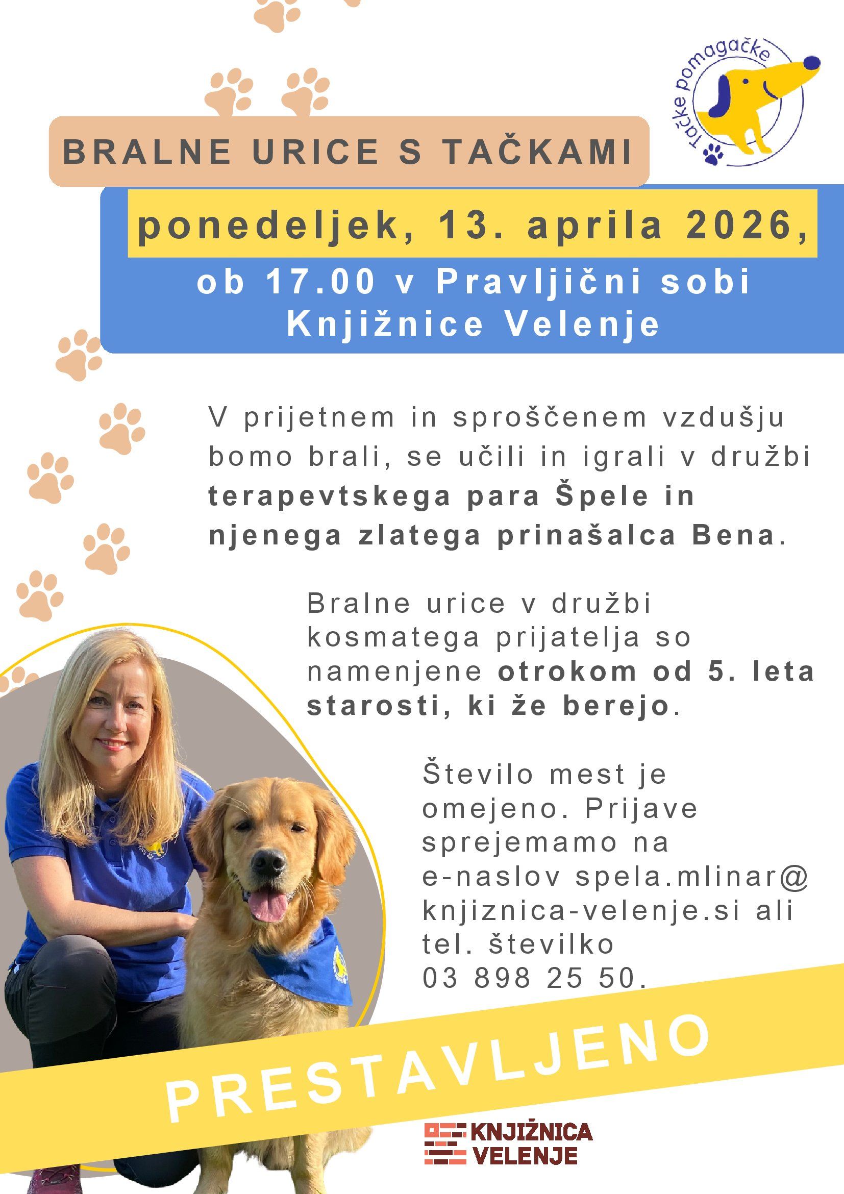 Bralne urice s tačkami