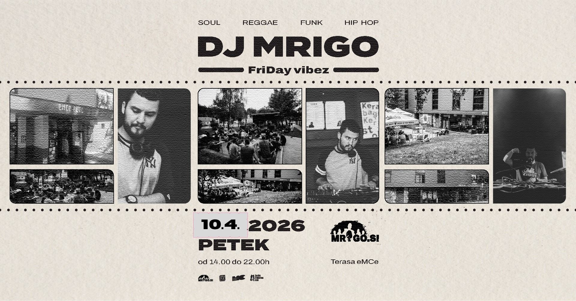 DJ MRIGO FriDay vibez: Soul, funk, reggae, hip hop
