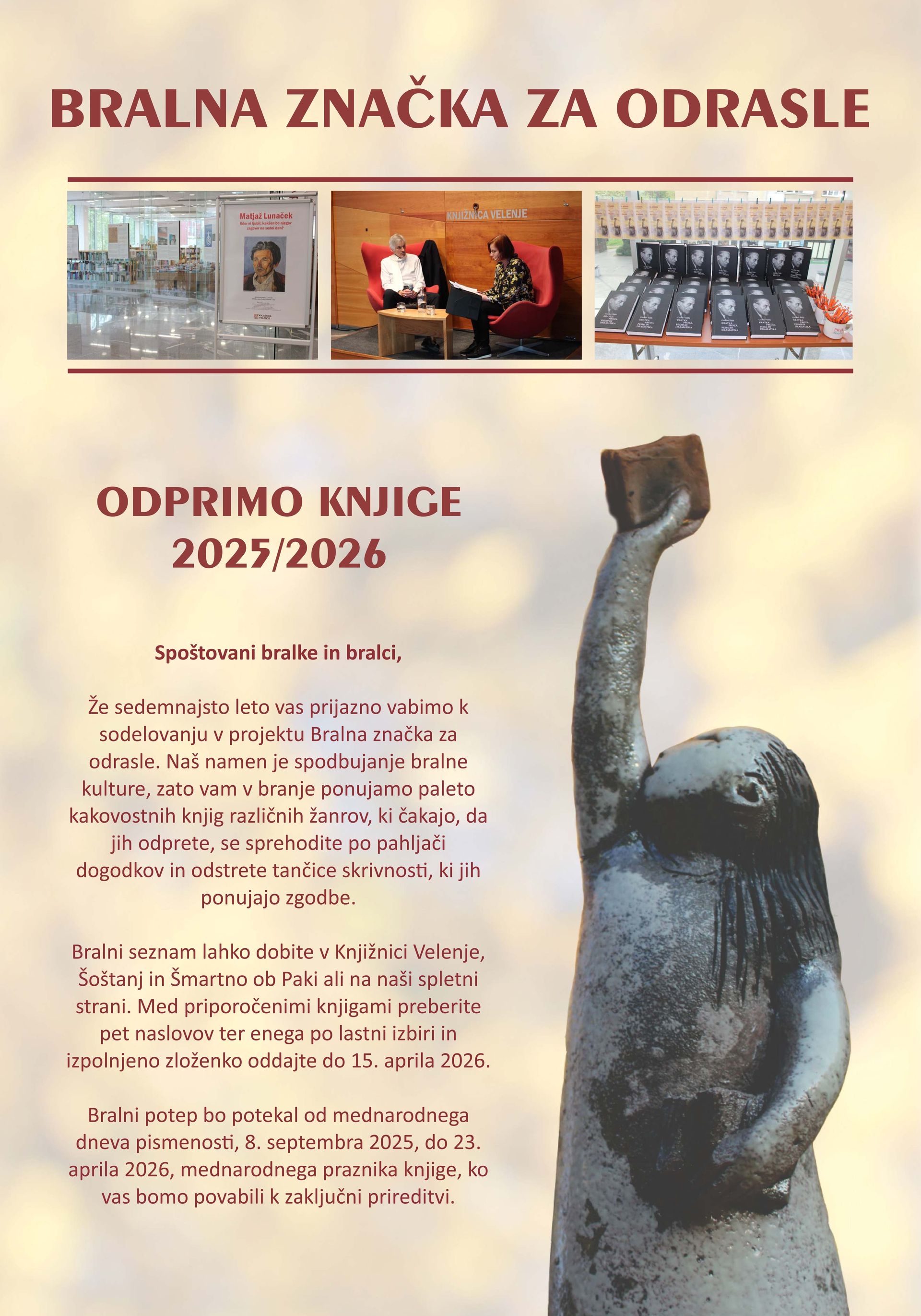 Odprimo knjige: bralna značka za odrasle