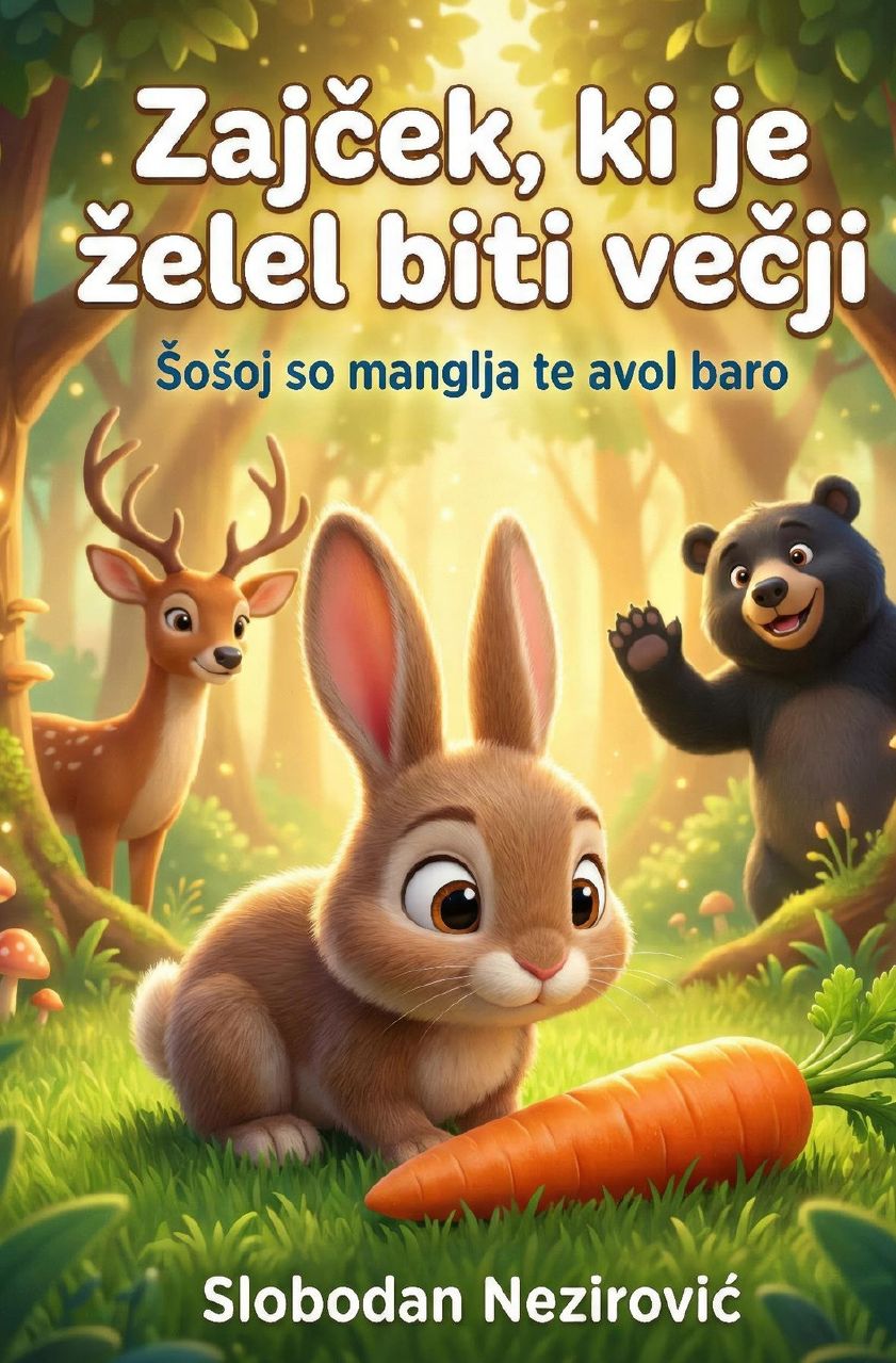 Slobodan Nezirović: Zajček, ki je želel biti večji/Šošoj so manglja te avol baro