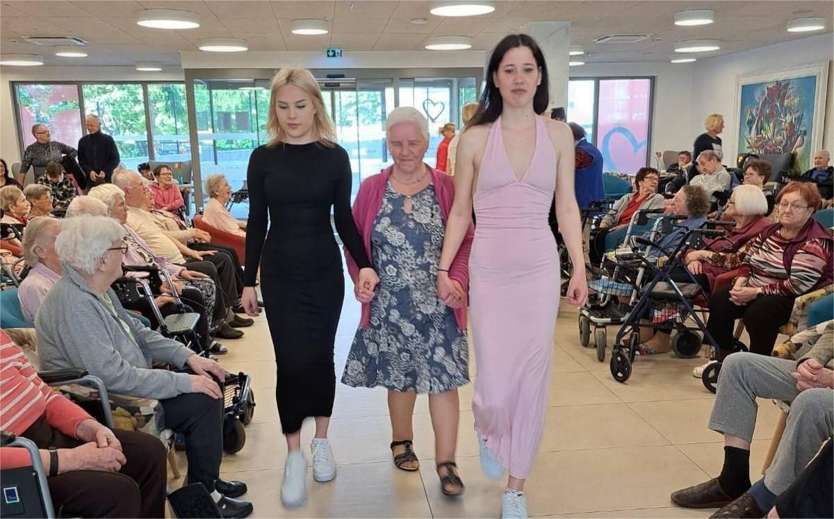 Medgeneracijsko povezovanje na modni pisti  #utrinki