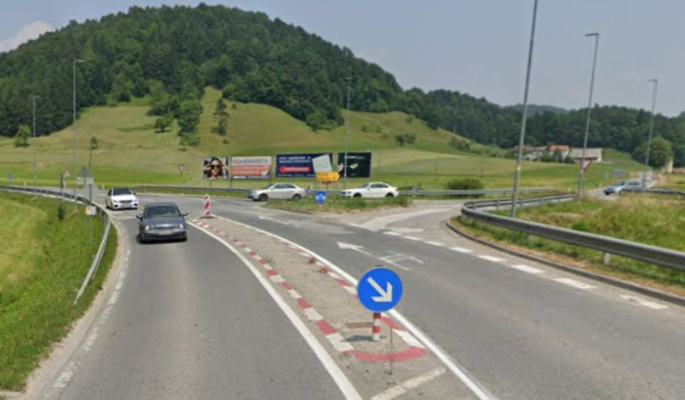 V petek in soboto popolna zapora ceste v križišču za Dobrno