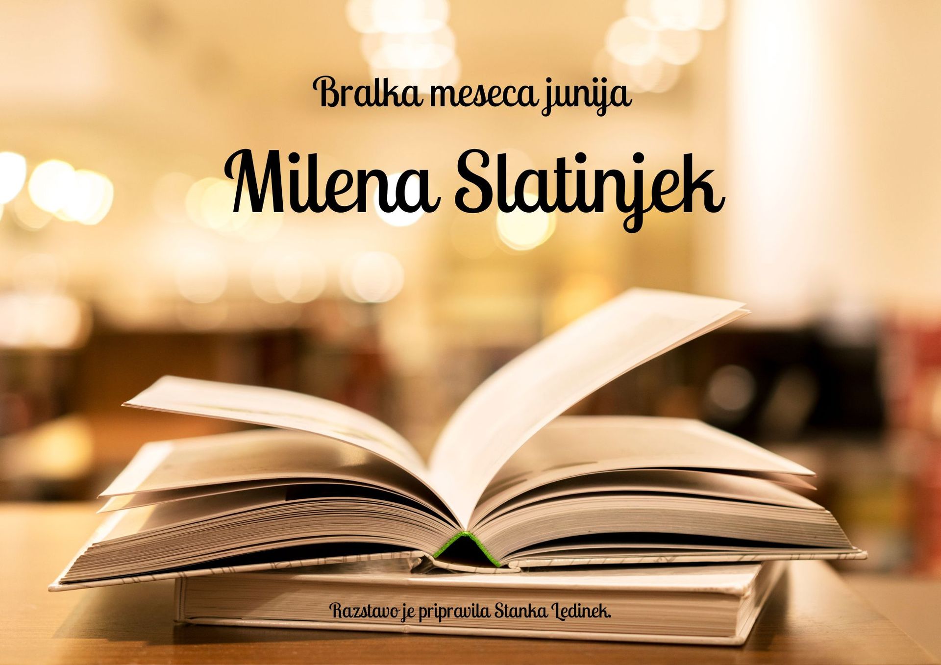 Bralka meseca: Milena Slatinjek