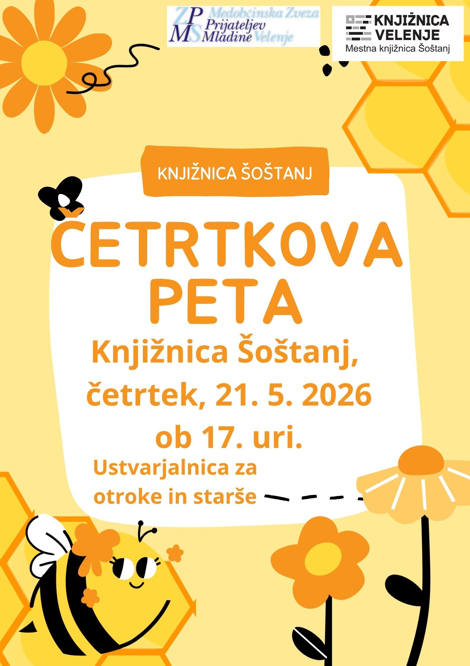 Četrtkova peta: Čebelica leti z neba …