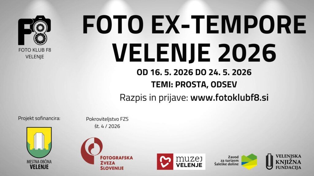 Odprtje fotografske razstave Foto Ex-tempore Velenje 2026