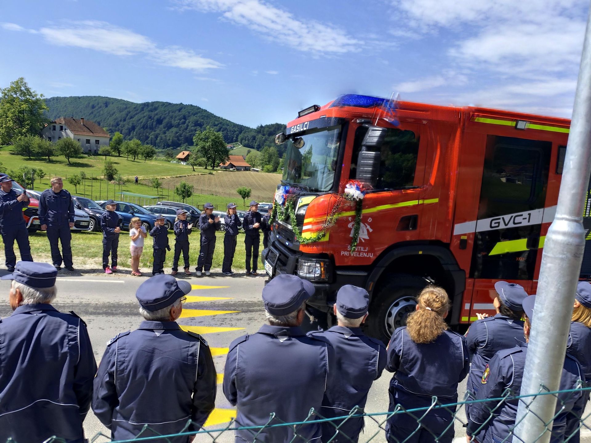 PGD Šentilj pri Velenju bogatejše za novo gasilsko cisterno GVC-1