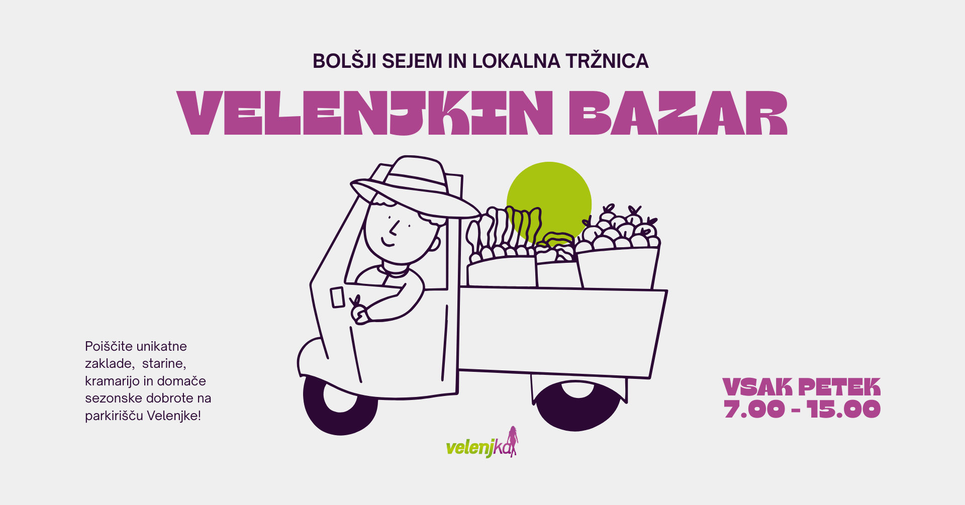Nova petkova tradicija v Velenju: Prihaja Velenjkin Bazar, stičišče nostalgije in domačih okusov