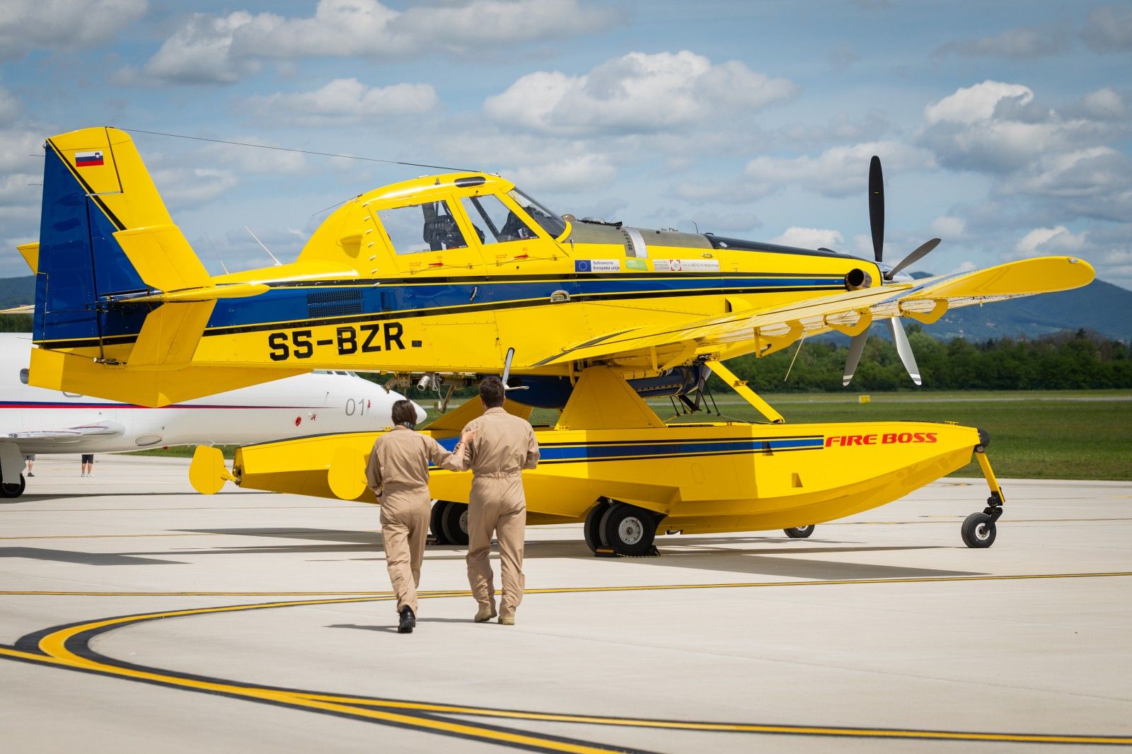 Slovenija na požarno sezono zaradi air tractorjev bolje pripravljena