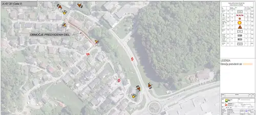 Podaljšanje začasno spremenjene prometne ureditve na lokalni cesti LK 451201 Cesta V
