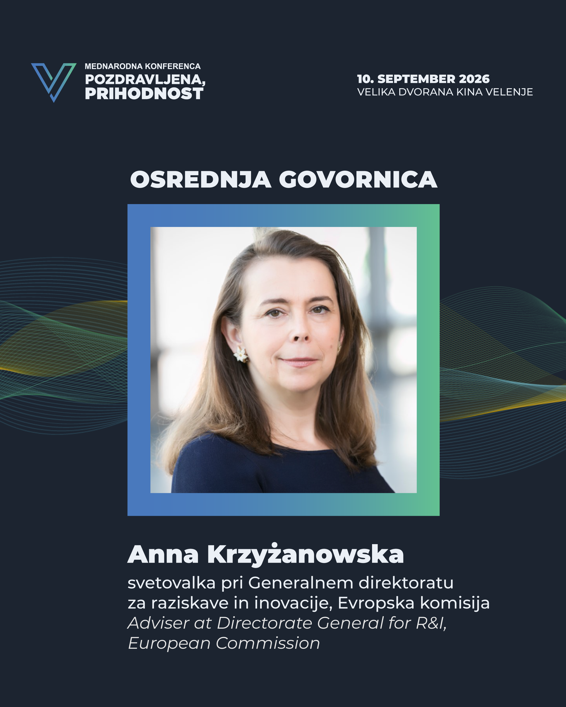 Predstavnica Evropske komisije osrednja govornica konference Pozdravljena prihodnost