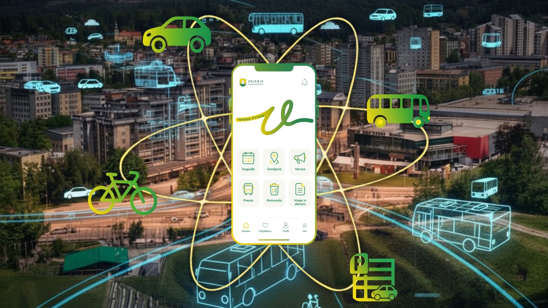 Mestna občina Velenje išče partnerje za razvoj digitalne platforme Pametno Velenje – mobilnost