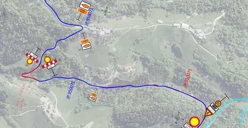 Od danes zaradi gradbenih del vzpostavljena popolna zapora javne poti Juvan–Juvanov