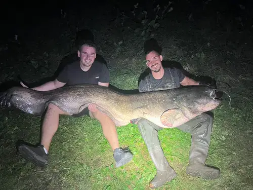 Rekord Škalskega jezera: na kraparsko opremo ujel soma, dolgega 240 centimetrov in težkega 91 kilogramov
