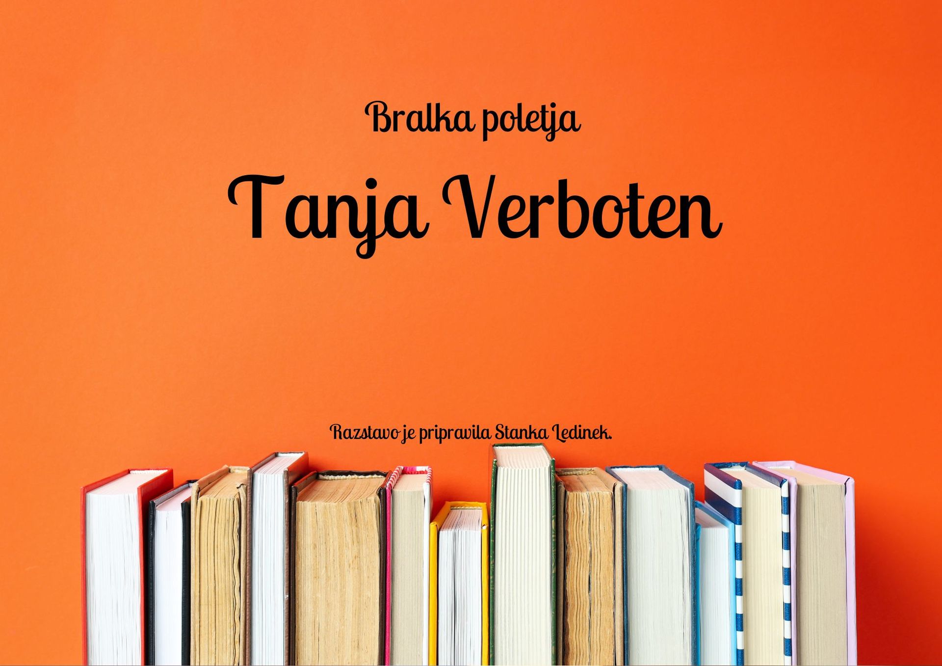 Bralka poletja: Tanja Verboten