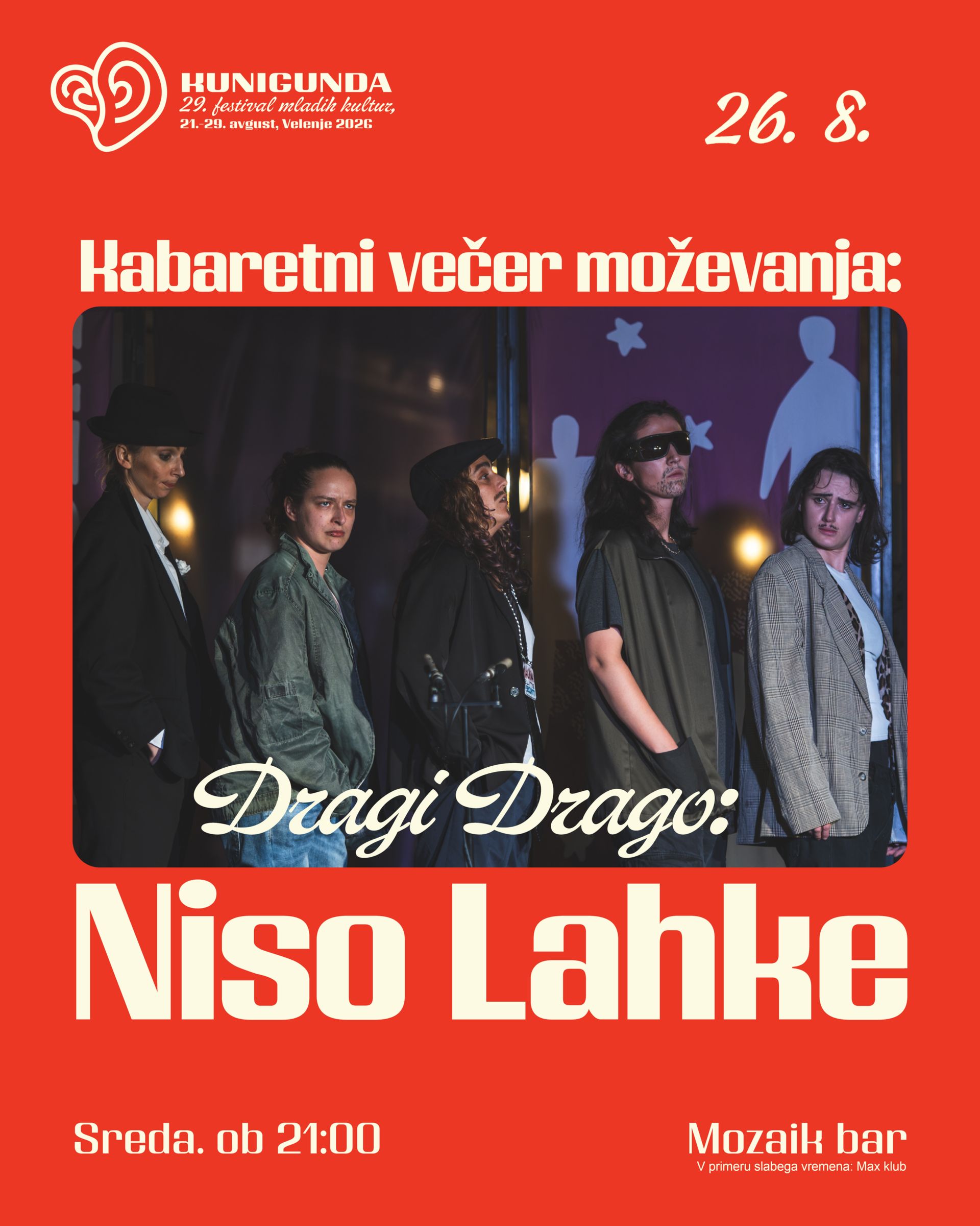 Kabaretni večer moževanja: Dragi Drago – Niso lahke