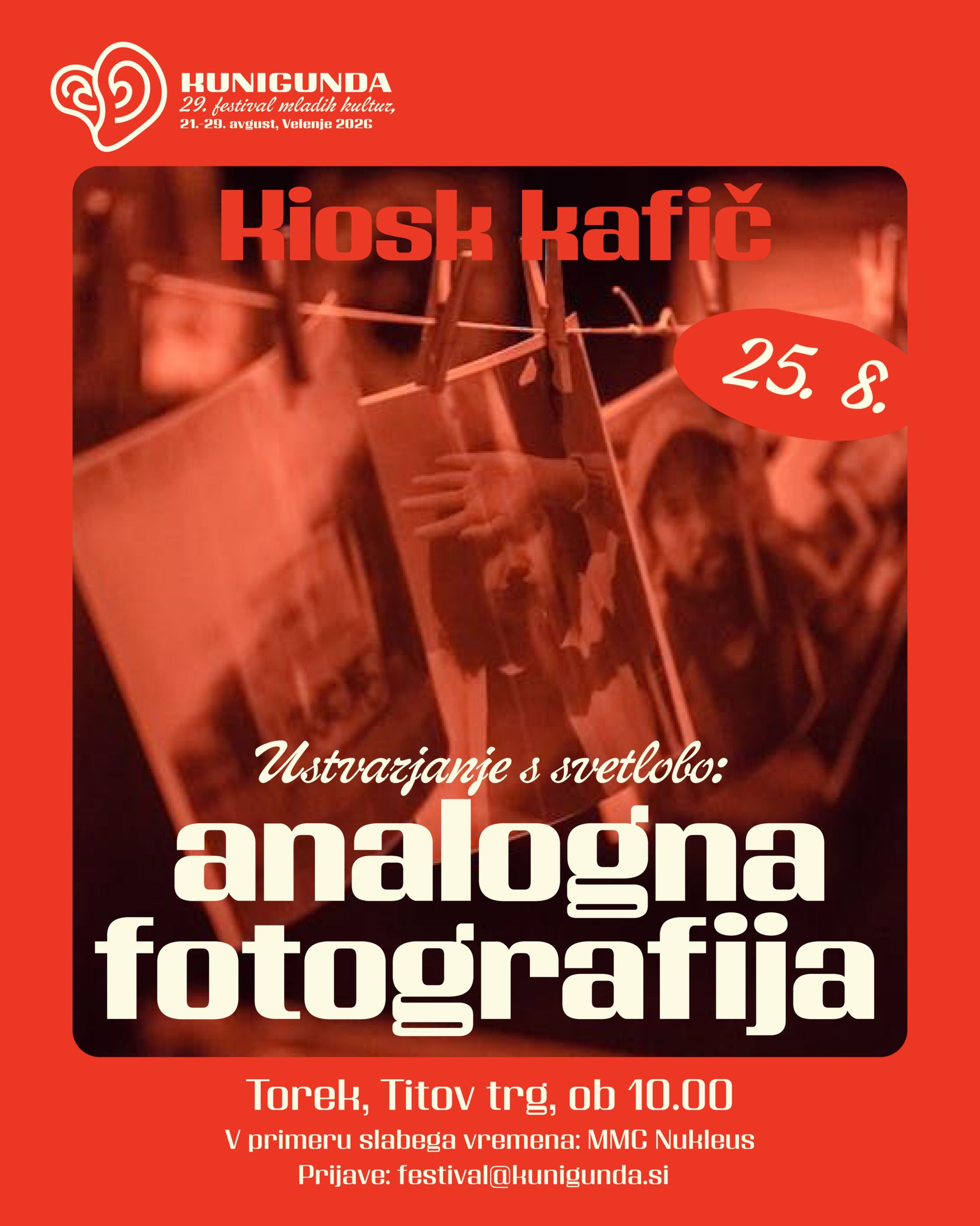 Kiosk Kafić: Ustvarjanje s svetlobo – analogna fotografija