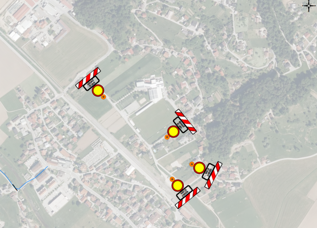 Od torka popolna zapora ceste JP 908371 Mali Vrh – Veliki Vrh in JP 908001 Log – Šmartno ob Paki