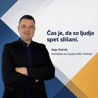 Nejc Pačnik v boj za županski stolček Velenja na prihajajočih volitvah