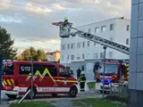 Požarna vaja v SB Slovenj Gradec: Gasilke uspešno poskrbele za zahtevno reševanje