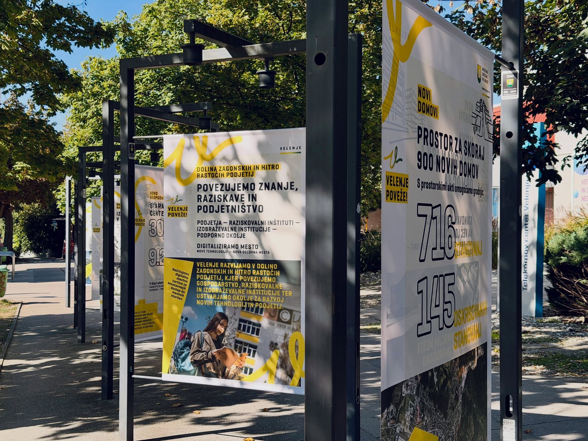  MOV z novo razstavo pri velenjski pošti predstavlja ključne projekte za razvoj mesta