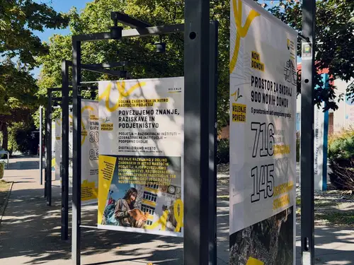  MOV z novo razstavo pri velenjski pošti predstavlja ključne projekte za razvoj mesta