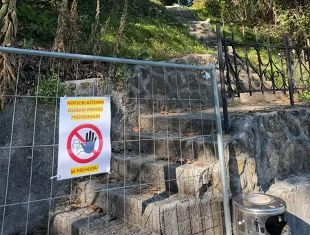 Spremembe pri dostopnosti do Velenjskega gradu v času del prenove grajske rondele