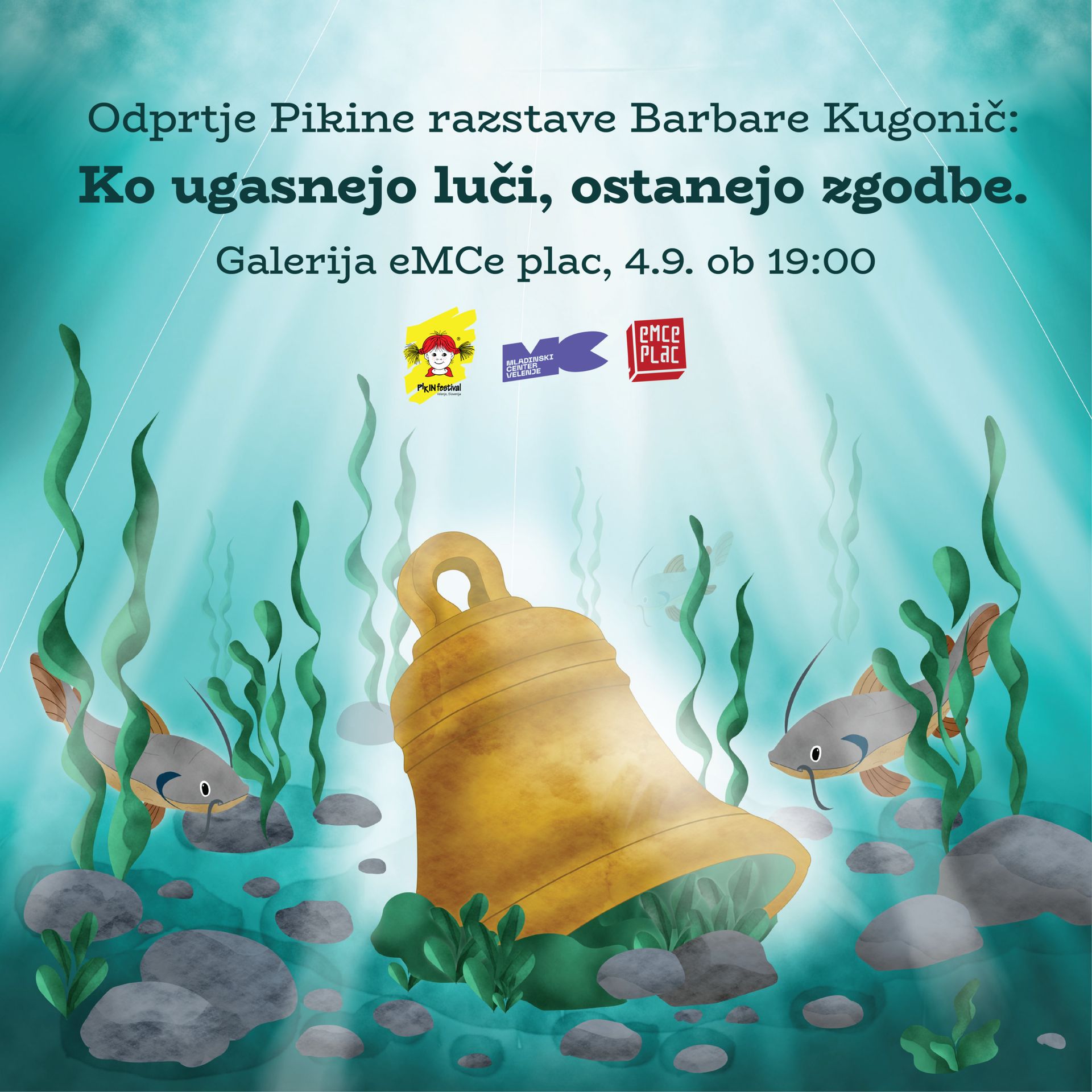 Odprtje Pikine razstave: Barbare Kugonič – Ko ugasnejo luči, ostanejo zgodbe.