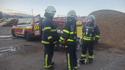 Člani PIGD PV včeraj izvedli taktično gasilsko vajo na objektu družbe PLP Lesna industrija