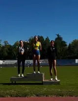 Dijaka ŠC Velenje osvojila srebro in bron na atletskem tekmovanju