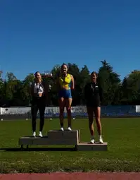 Dijaka ŠC Velenje osvojila srebro in bron na atletskem tekmovanju