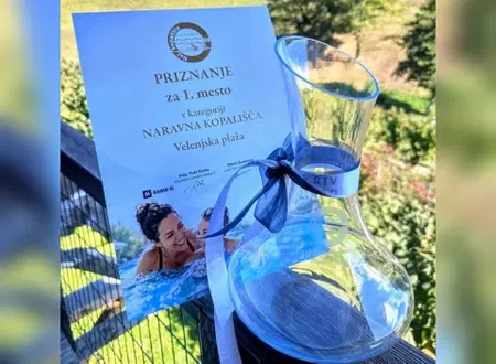 Velenjska plaža že devetič zapored najboljše naravno kopališče v Sloveniji