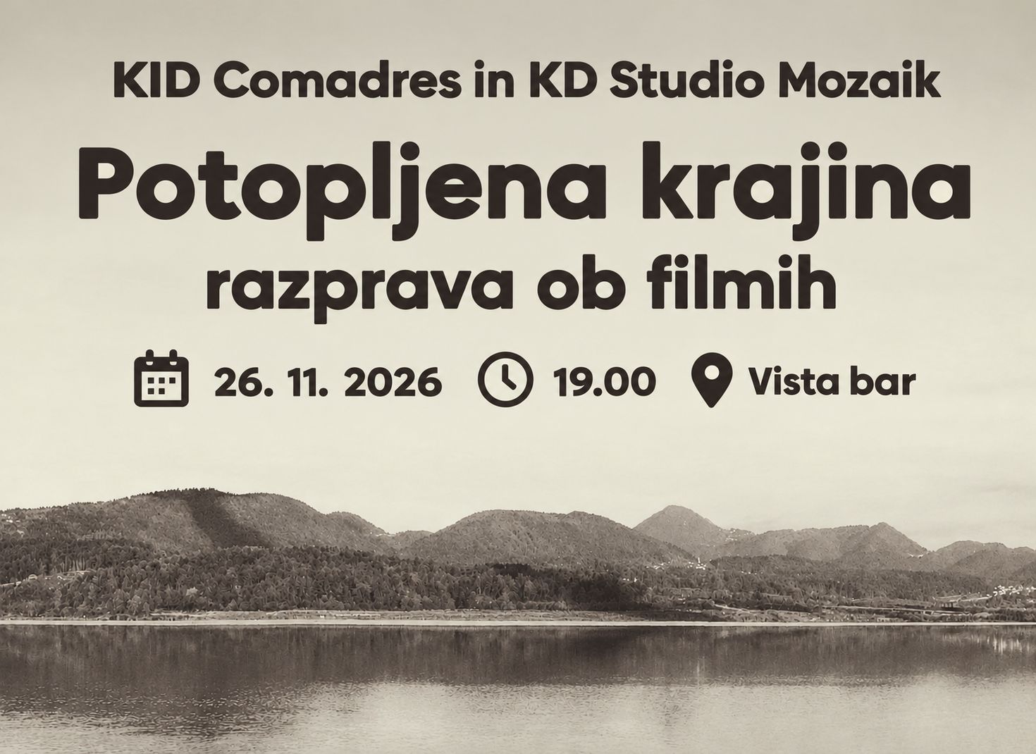 Potopljena krajina na filmskem traku