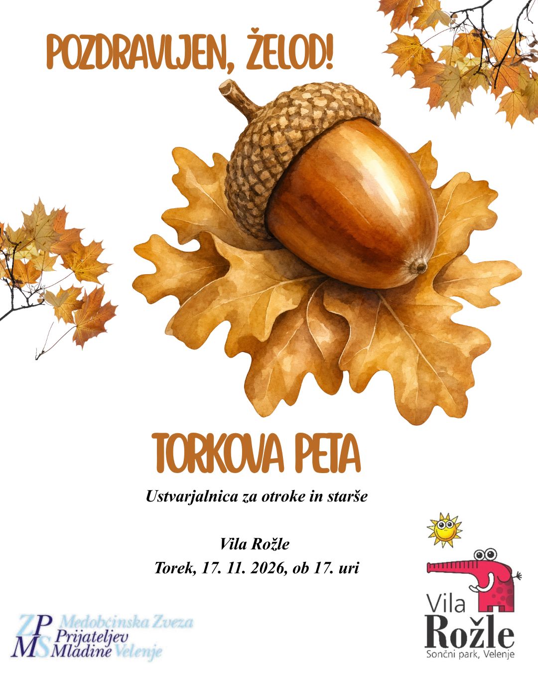 Torkova peta, ustvarjalnica za otroke in starše