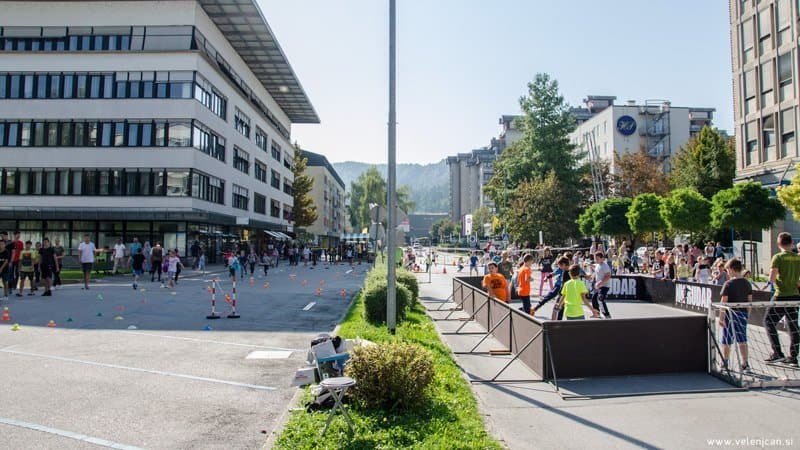 Rudarska cesta pilotni projekt za Odprto ulico #trajnostnamobilnost