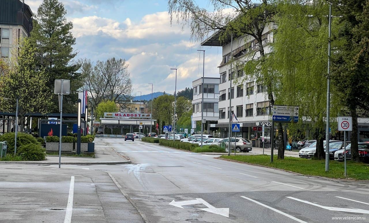 Po praznikih začasna prometna in prostorska ureditev na Rudarski cesti