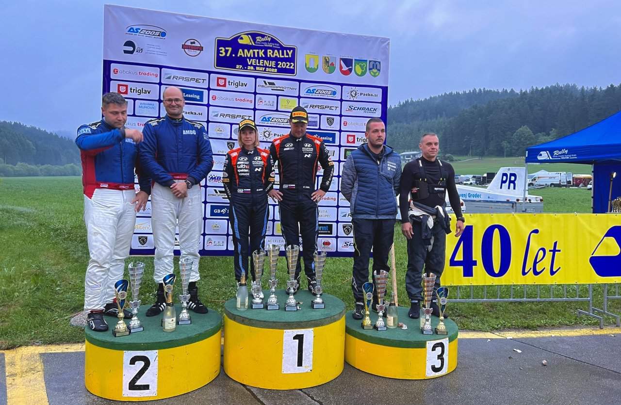 Zmagovalca 37. Rally Velenje sta naša Rok Turk in Blanka Kacin