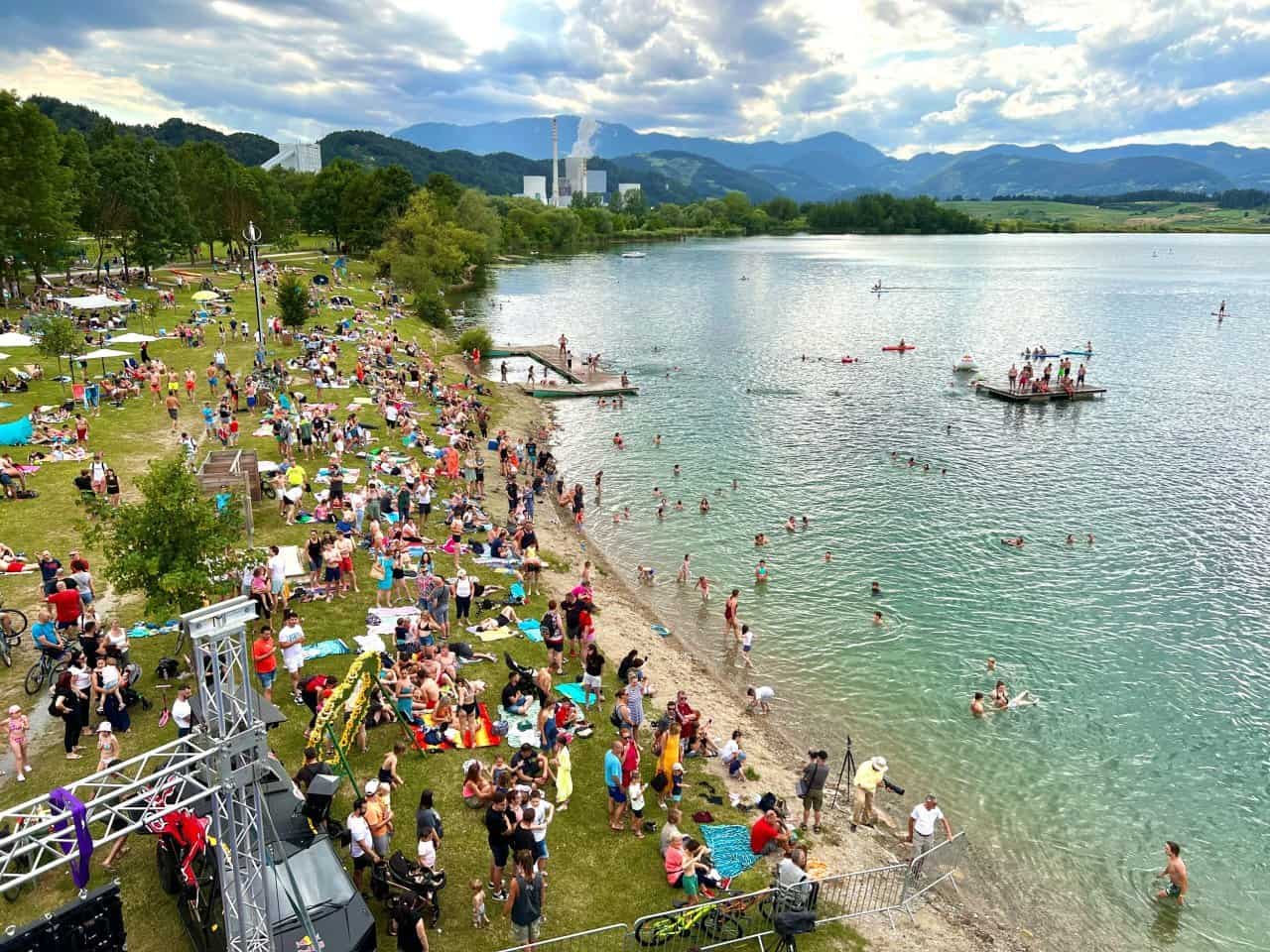 VIDEO: 5. PLJUSK na Velenjski plaži