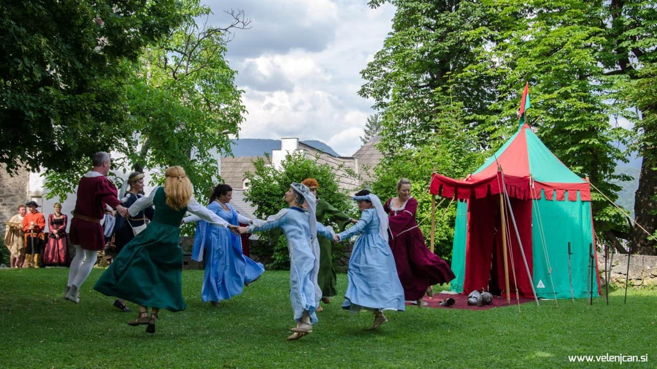 To soboto srednjeveški dan na Velenjskem gradu