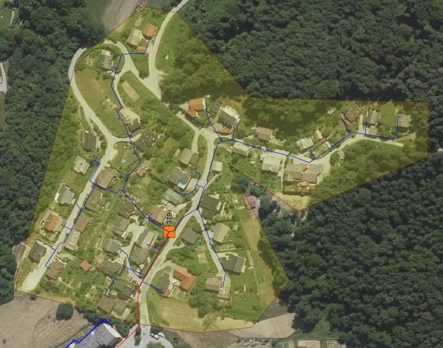 Prekinitev dobave toplotne energije in sanitarne tople vode (Cesta v Bevče, Sončna pot)