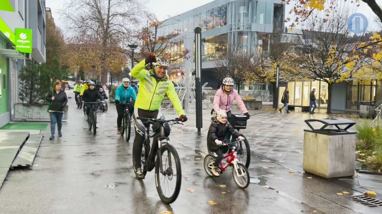 VIDEO: Župan Peter Dermol za zaključek kampanje prekolesaril 60 kilometrov