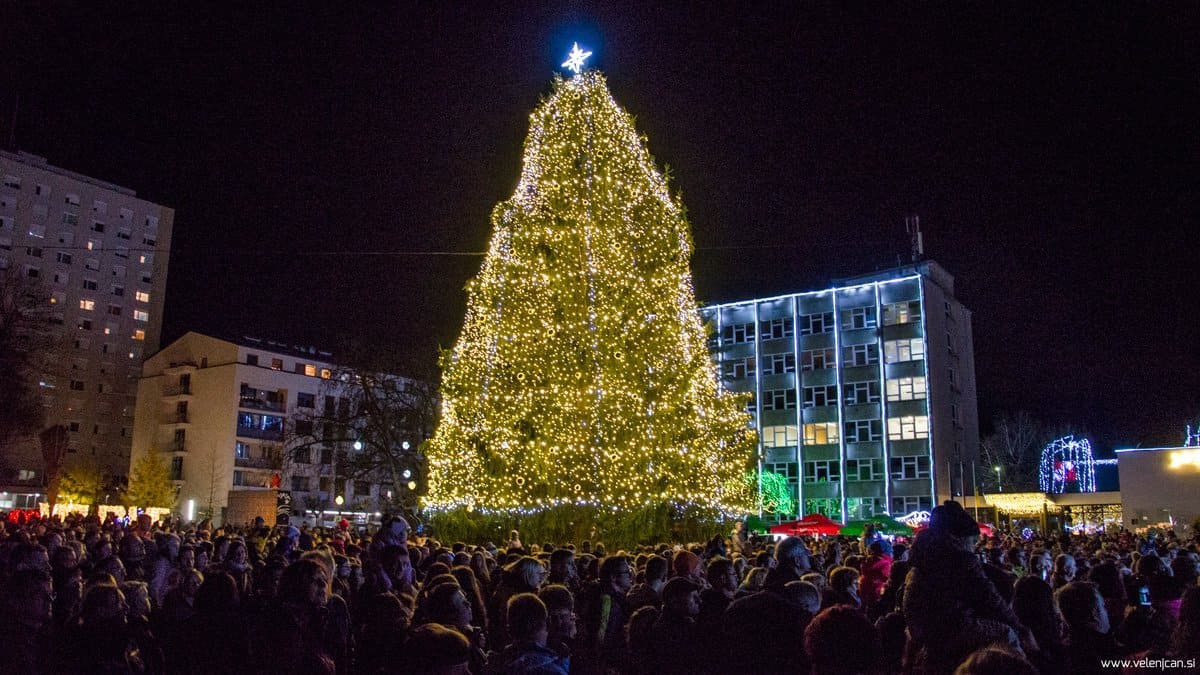 Prižig praznične razsvetljave v Velenju