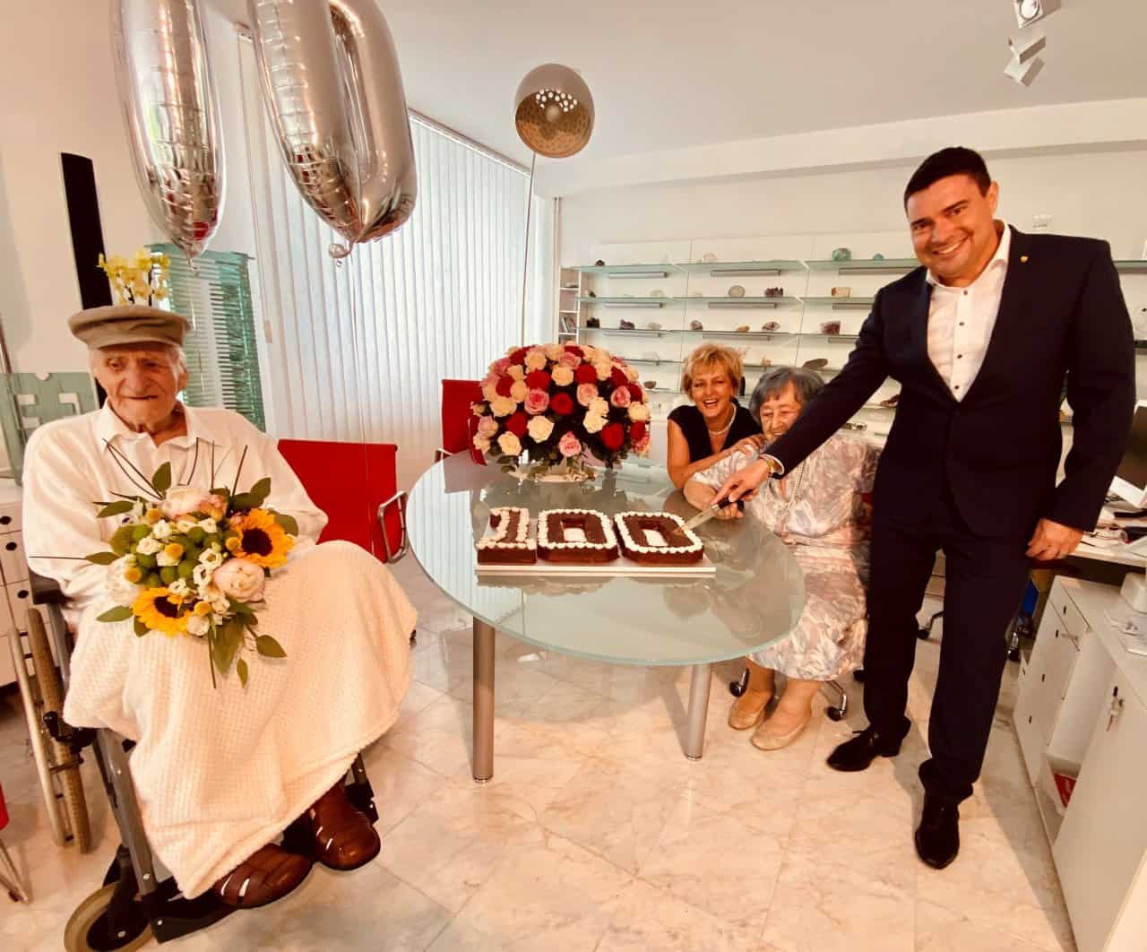 Velenjski kipar in častni občan praznoval 100. rojstni dan