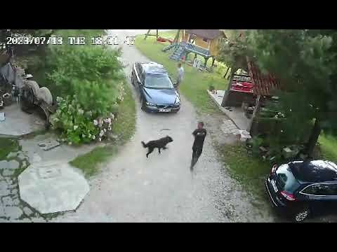 VIDEO: Občana skoraj zadel trampolin