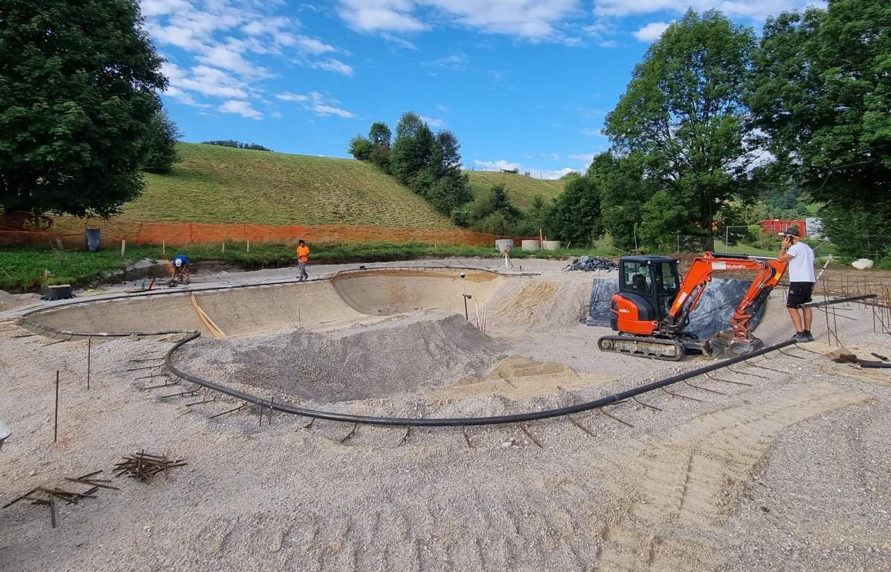 Največji skejt park že dobiva podobo