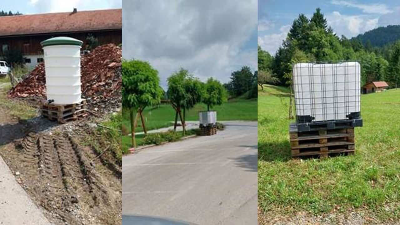 Lokacije cistern na območju Lepe njive