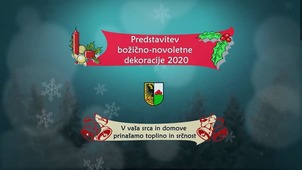 Božično novoletna dekoracija z izdelki Simona Ogrizka #VIDEO